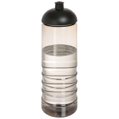H2O Treble 750 ml Dome Lid Sport Bottle - Charcoal, Black