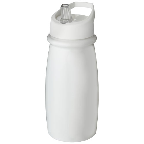 H2O Pulse 600 ml Spout Lid Sport Bottle - White
