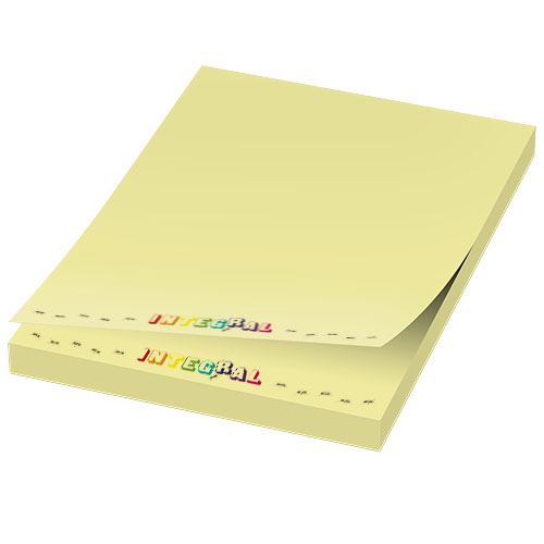 Sticky-Mate® A8 Sticky Notes 50X75 - Light Yellow