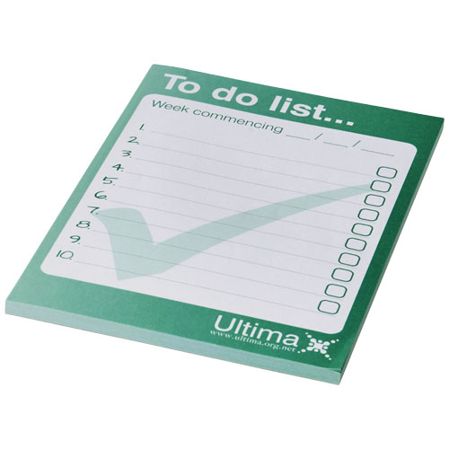Desk-Mate® A6 Notepad - White
