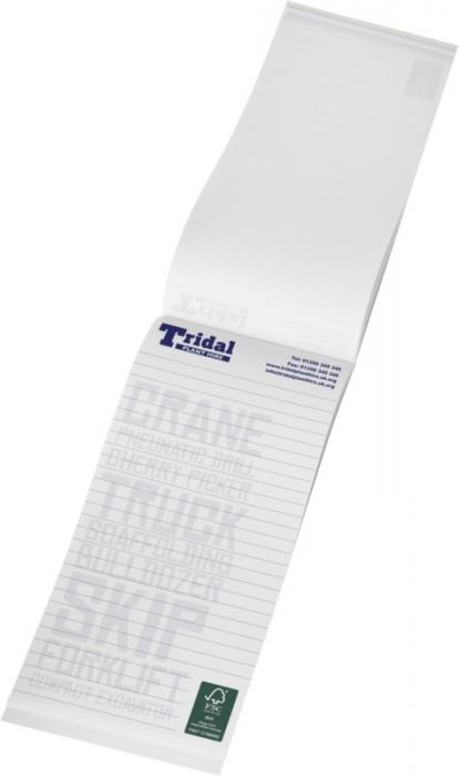 Desk-Mate® Slim List Notepad 99 x 210mm With Wrap Cover