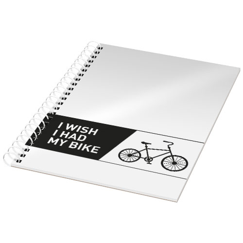 Rothko A4 Notebook - Frosted Clear, White