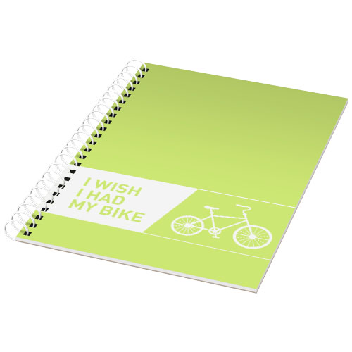 Rothko A4 Notebook - Frosted Green, White
