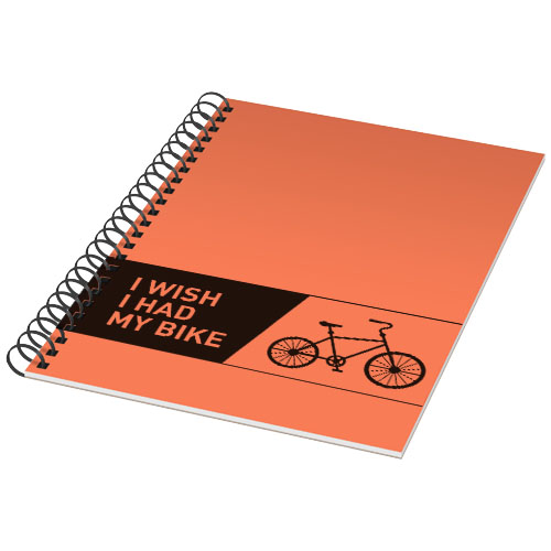 Rothko A4 Notebook - Orange, Black