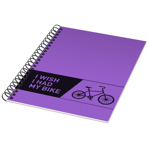 Rothko A4 Notebook - Purple, Black