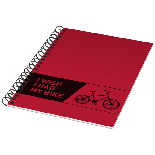 Rothko A4 Notebook - Red, Black