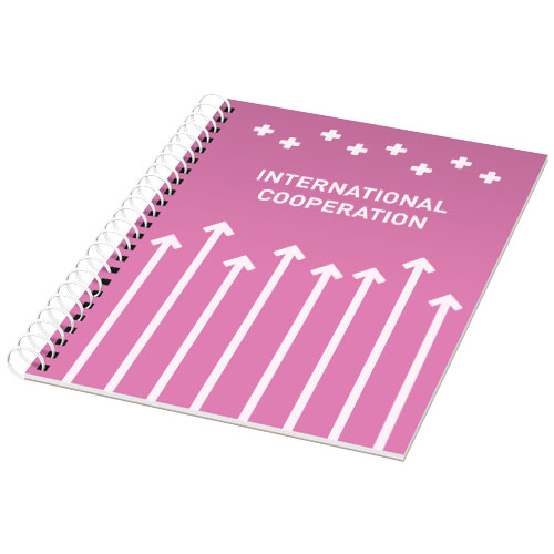 Rothko A5 Notebook - Pink, White