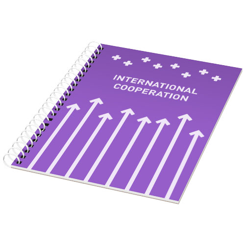 Rothko A5 Notebook - Purple, White