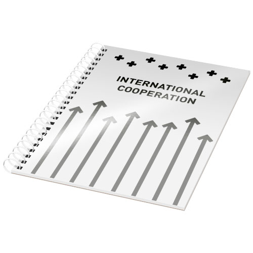Rothko A5 Notebook - Frosted Clear, White