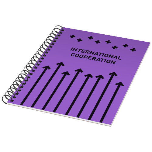 Rothko A5 Notebook - Purple, Black