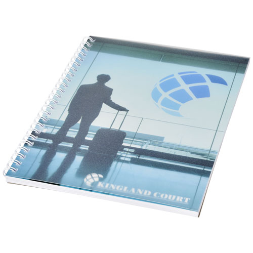 Desk-Mate® Wire-O A5 Notebook Pp Cover - White