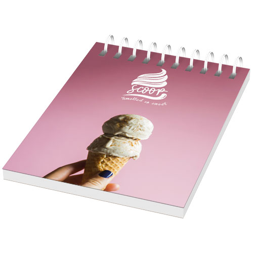 Desk-Mate® Wire-O A7 Notebook Pp Cover - White