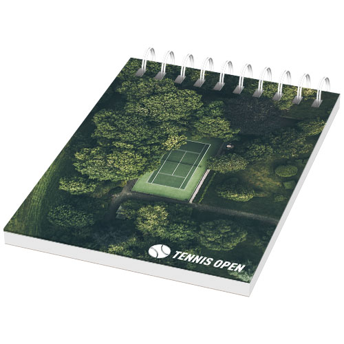 Desk-Mate® Wire-O A7 Notebook - White
