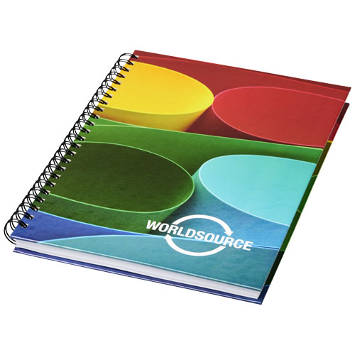 Wire-O A6 Notebook Hard Cover - White, Black
