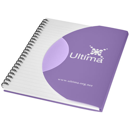 Curve A6 Notebook - Purple, Black