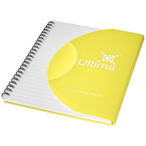 Curve A6 Notebook - Yellow, Black