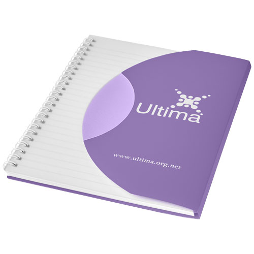 Curve A6 Notebook - Purple, White