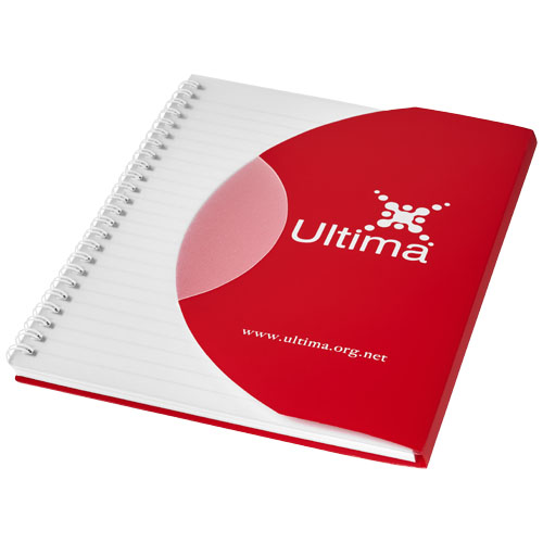 Curve A6 Notebook - Red, White