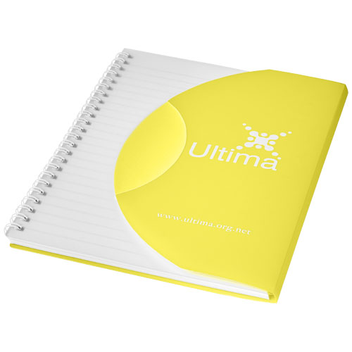 Curve A6 Notebook - Yellow, White