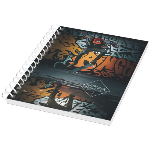 Desk-Mate® A6 Notebook Synthetic Cover - White
