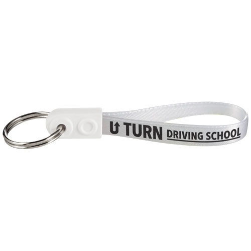 Ad-Loop ® Standard Keychain - White
