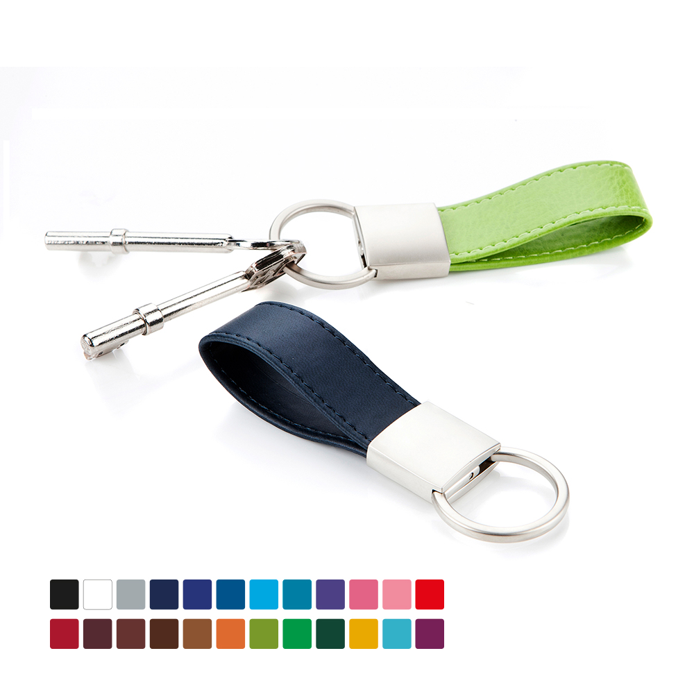 Deluxe Mini Loop Key Fob With A Twist Action Ring