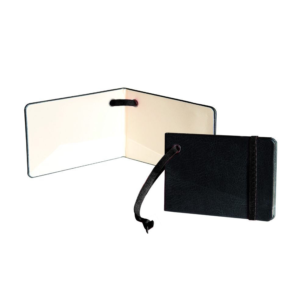 Notebook Style Luggage Tag With Elastic Strap
