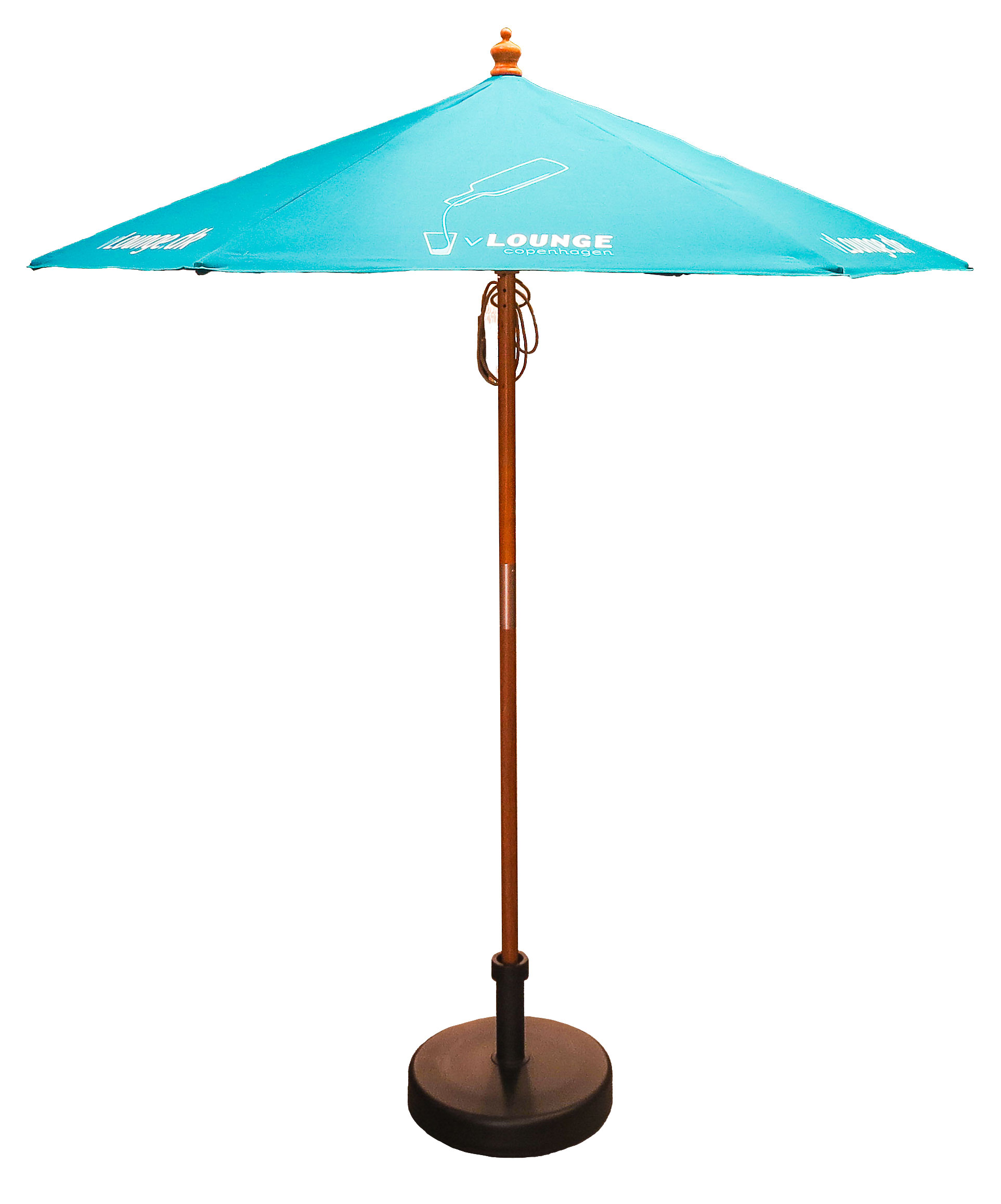 2M Wooden Parasol