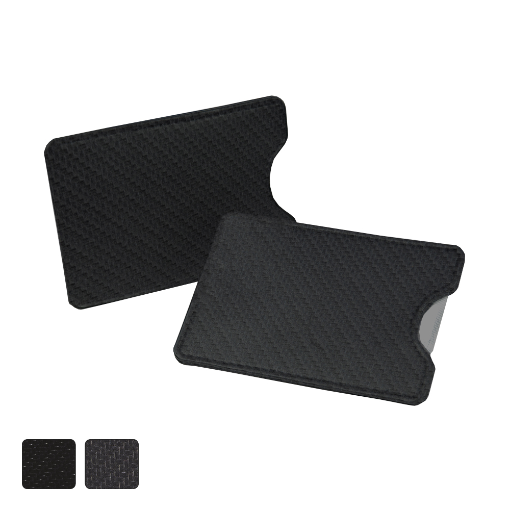 Carbon Fibre Textured Credit Card Slip Case