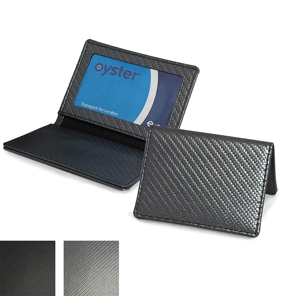 Carbon Fibre Textured Oyster Travel Card Case