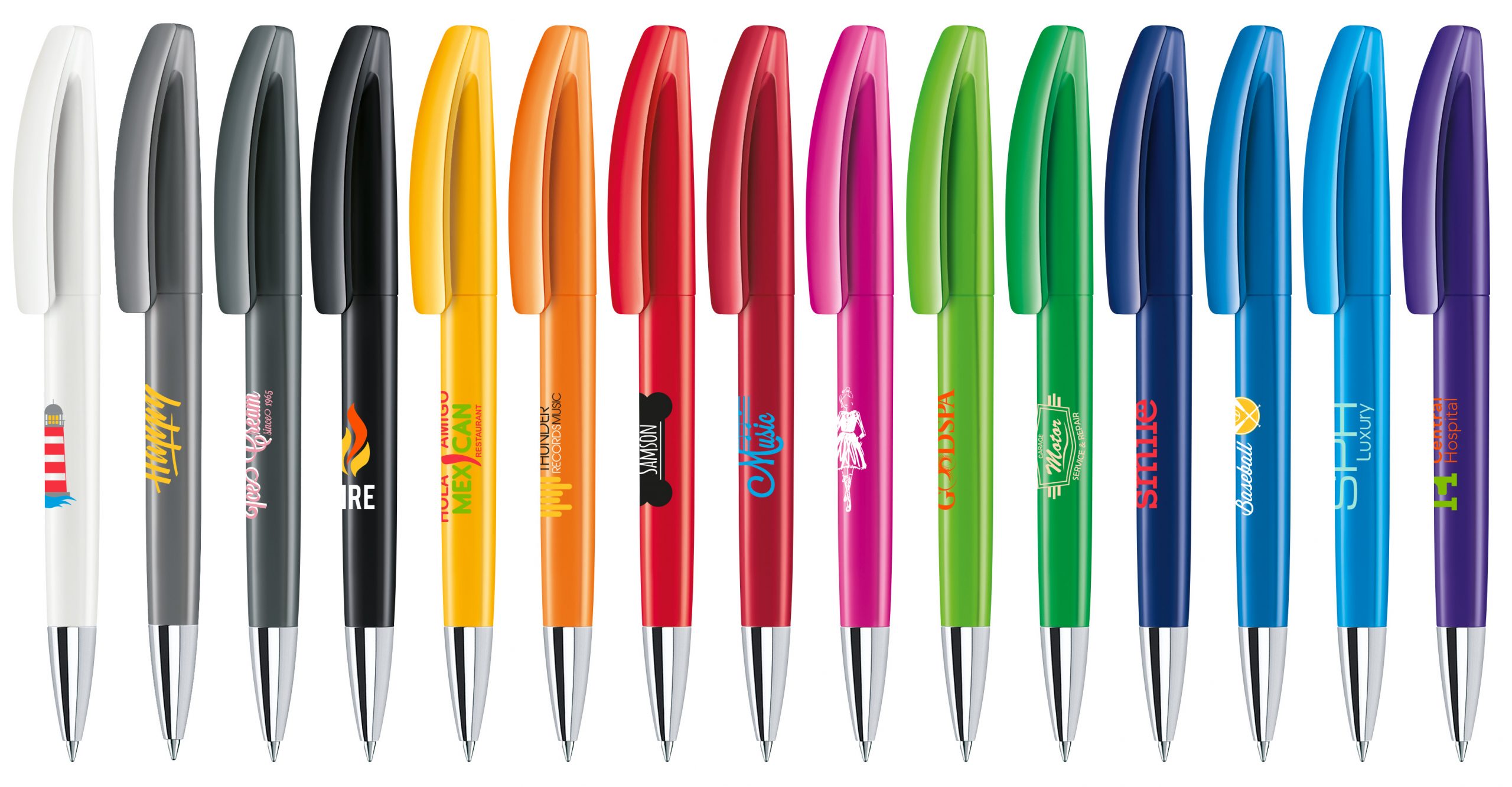 Senator Bridge Polished Plastic Ball Pen With Metal Tip
