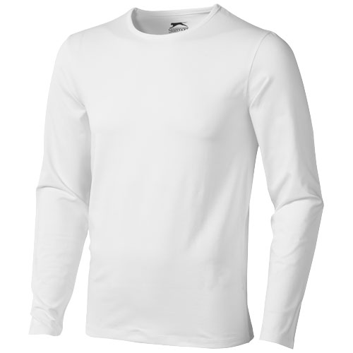 Slazenger Curve Long Sleeve Men'S T-Shirt - White