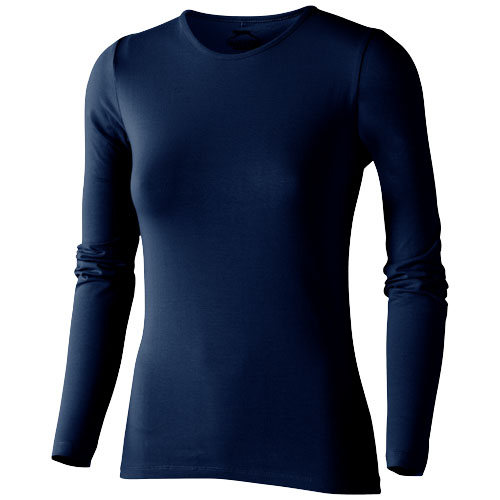 Slazenger Curve Long Sleeve Women'S T-Shirt - Navy