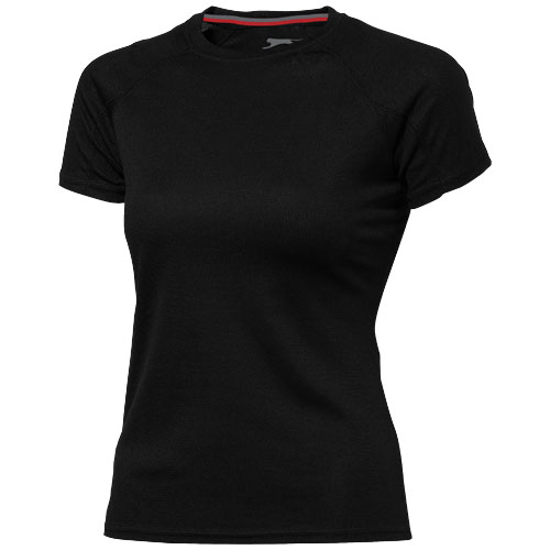 Slazenger Serve Short Sleeve Women'S Cool Fit T-Shirt - Black