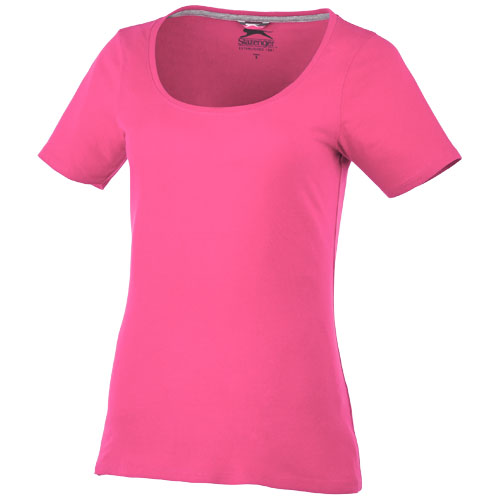 Slazenger Bosey Short Sleeve Women'S Scoop Neck T-Shirt - Pink