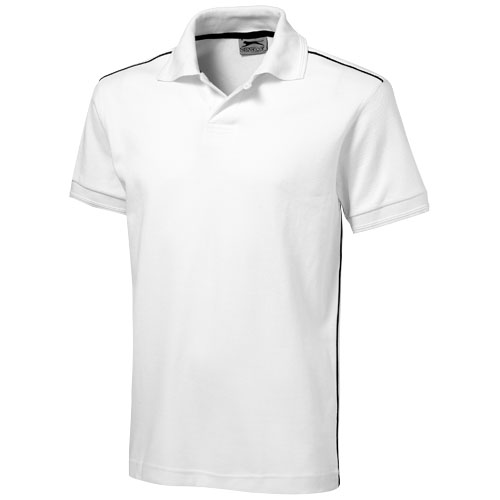 Slazenger Backhand Short Sleeve Polo - White