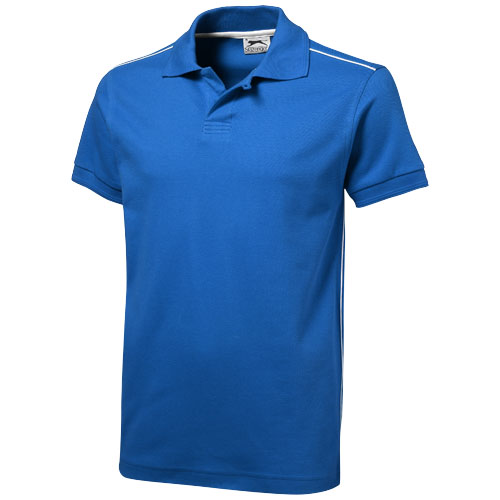 Slazenger Backhand Short Sleeve Polo - Sky Blue