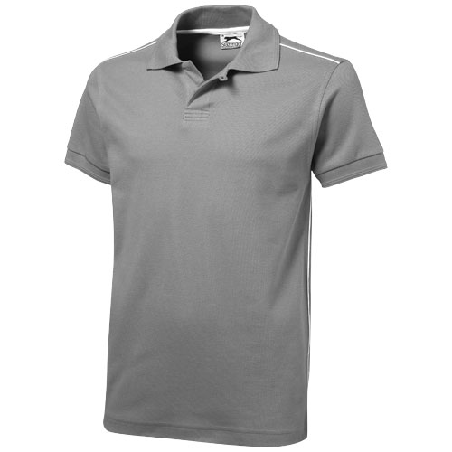 Slazenger Backhand Short Sleeve Polo - Grey