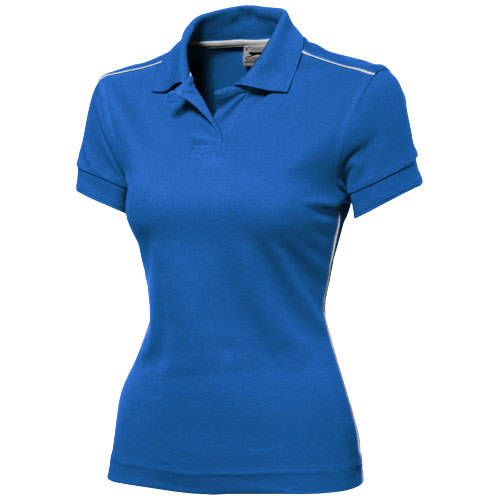 Slazenger Backhand Short Sleeve Ladies Polo - Sky Blue