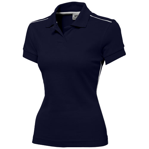Slazenger Backhand Short Sleeve Ladies Polo - Navy