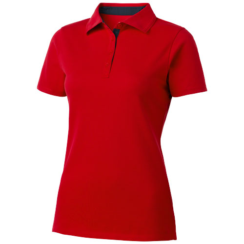 Slazenger Hacker Short Sleeve Ladies Polo - Red, Navy