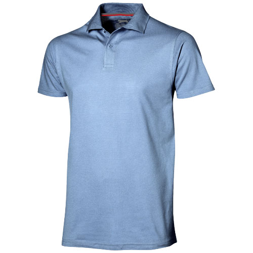 Slazenger Advantage Short Sleeve Men'S Polo - Light Blue