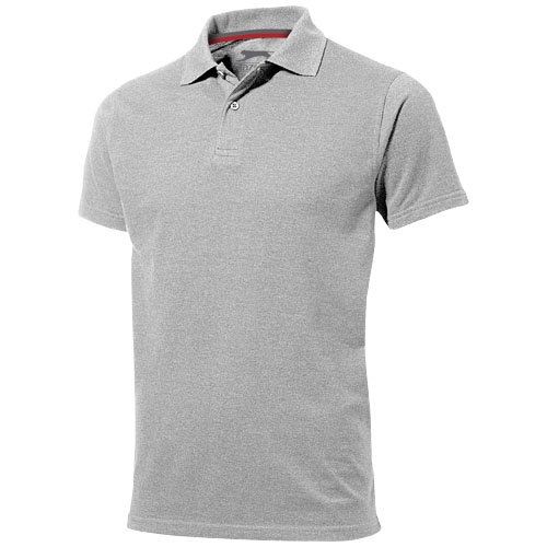 Slazenger Advantage Short Sleeve Men'S Polo - Grey Melange