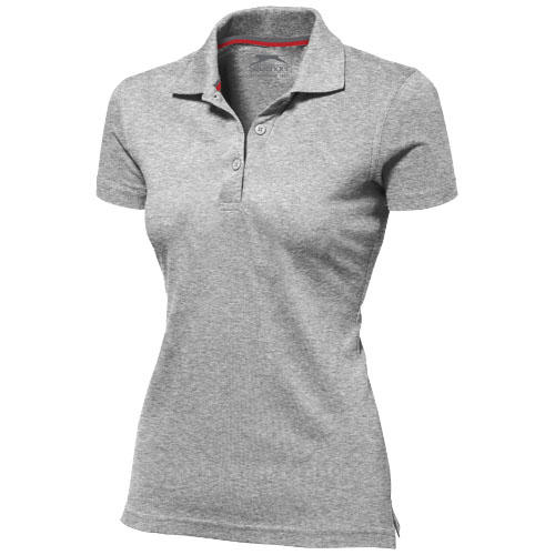 Slazenger Advantage Short Sleeve Women'S Polo - Grey Melange
