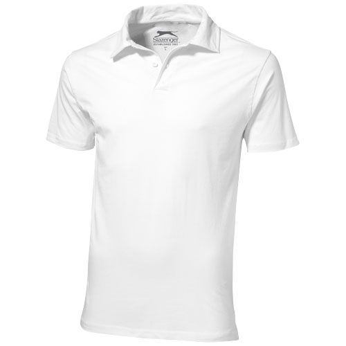 Slazenger Let Short Sleeve Men'S Jersey Polo - White