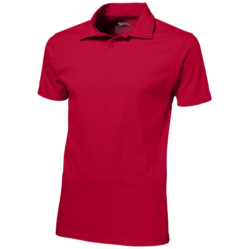 Slazenger Let Short Sleeve Men'S Jersey Polo - Red