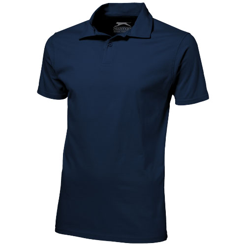 Slazenger Let Short Sleeve Men'S Jersey Polo - Navy