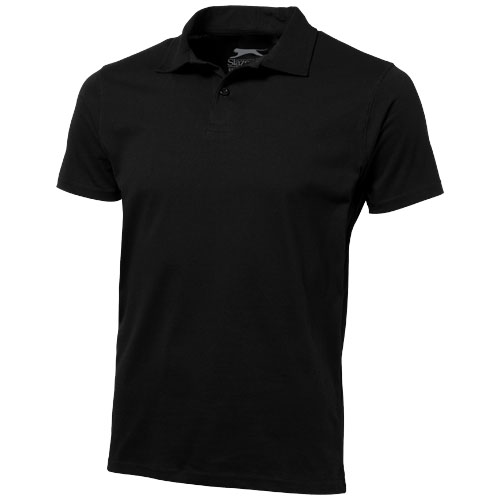 Slazenger Let Short Sleeve Men'S Jersey Polo - Black