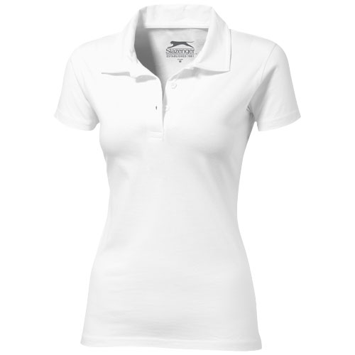Slazenger Let Short Sleeve Women'S Jersey Polo - White