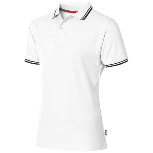 Slazenger Deuce Short Sleeve Men'S Polo With Tipping - White